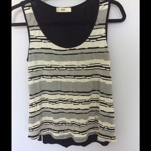 Black and white Aztec tank top