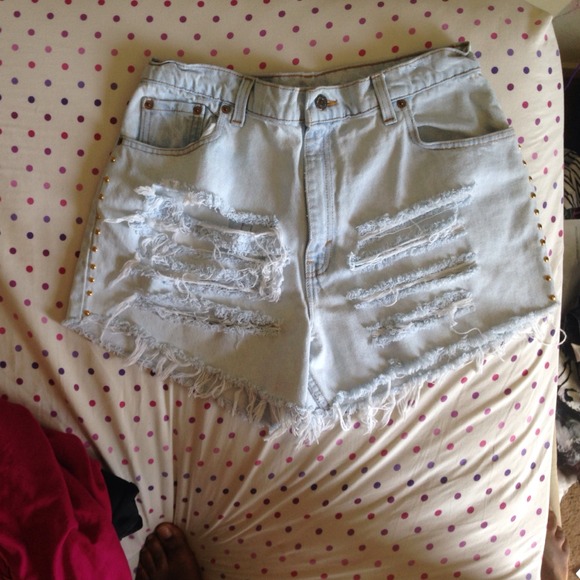 High wasted shorts