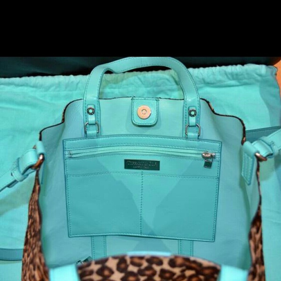 Authentic Tiffany & Co. Cheetah/Leather Large Tote - Picture 2 of 3