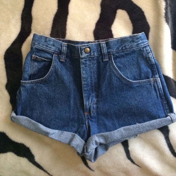 High Wasted Denim Cutoffs