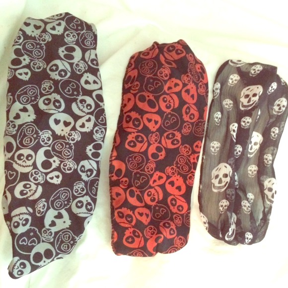 Skull headbands! Never worn