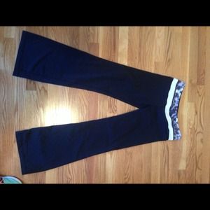 Floral band reversible lulu pants