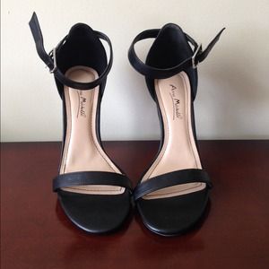 Shoes - Black sandals. Shoes - Black sandals.