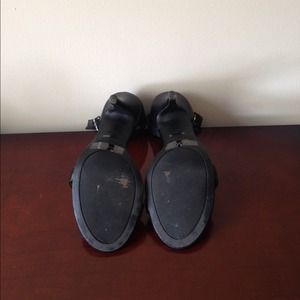 Shoes - Black sandals. Shoes - Black sandals.