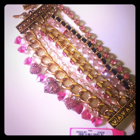 Betsey Johnson "Pinkalicious" Toggle Bracelet