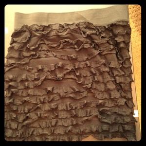 Free people ruffle high waisted skirt