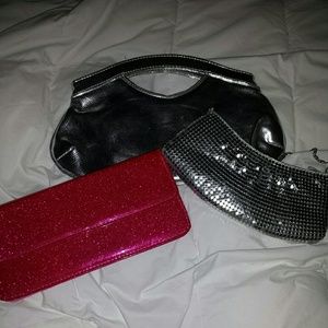 3 clutch purses