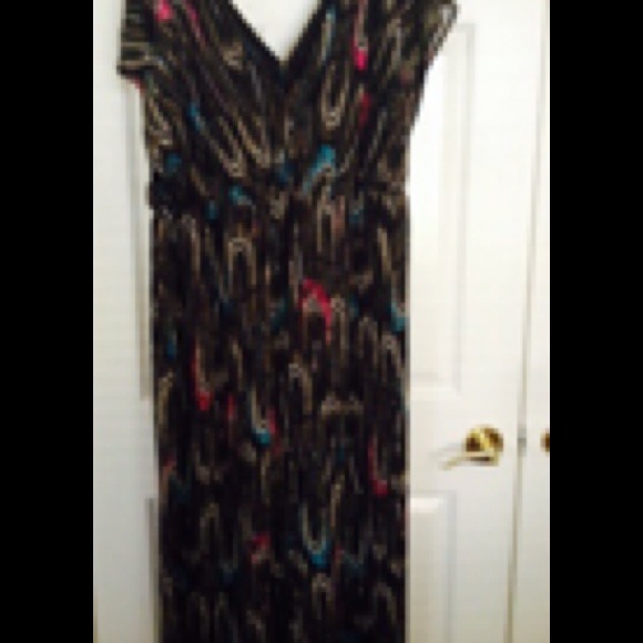 Lane Bryant size 22/24 polyester long dress.