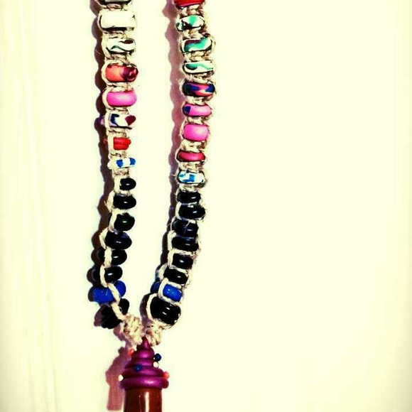 Necklace/ Car Mirror Decoration New Handmade - Picture 3 of 4