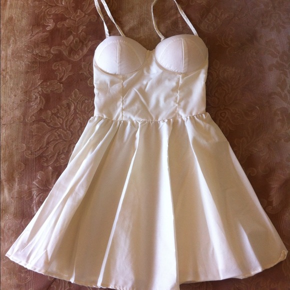 White Bustier Dress