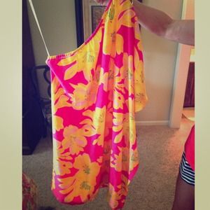 Lilly Pulitzer One Shoulder Dress