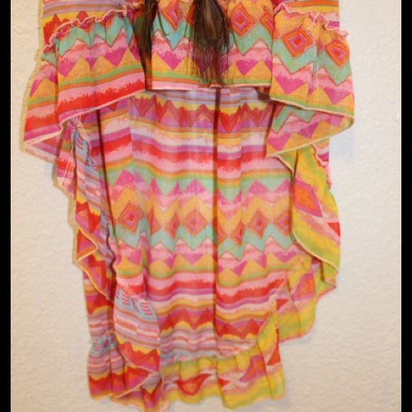 STRAPLESS HIGH LO DRESS - Picture 3 of 3