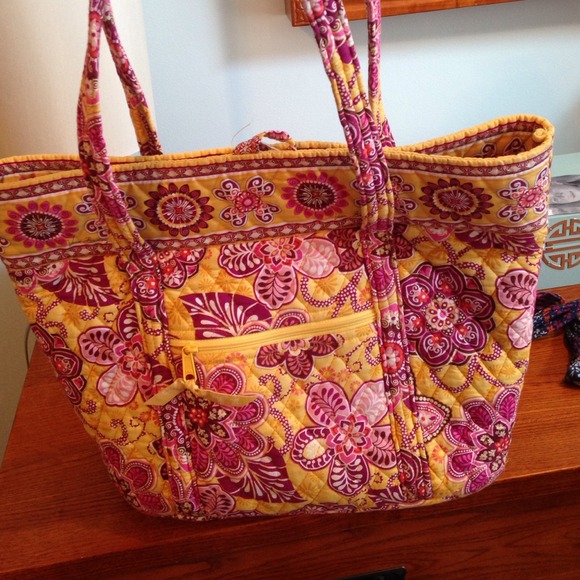 Vera Bradley "Bali Gold" large tote