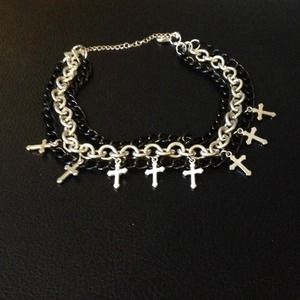 Cross Choker Necklace!