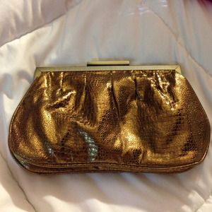 Bronze clutch by ALDO