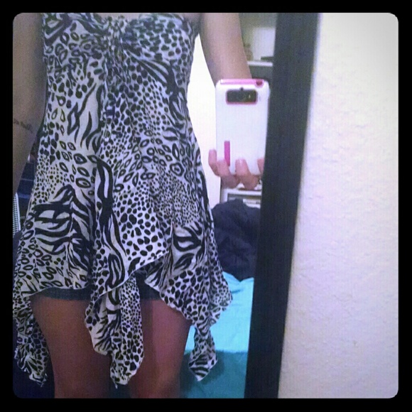 Animal print top