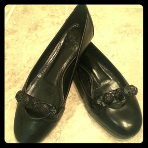 Burberry leather ballet flats