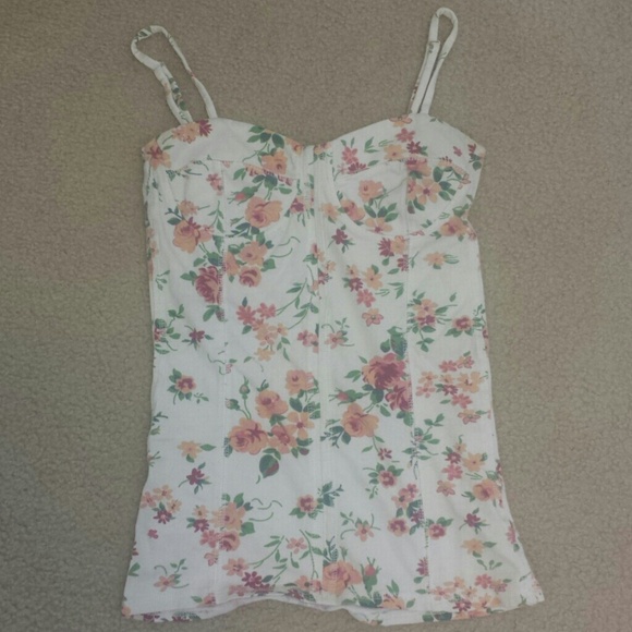 Cute floral tank