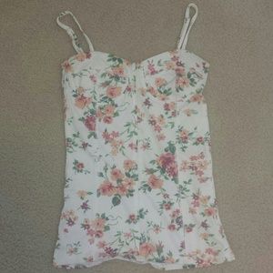 Cute floral tank