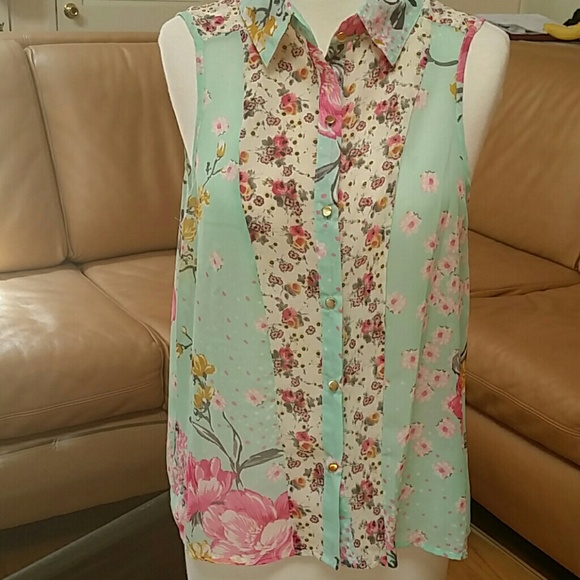 Floral tank top