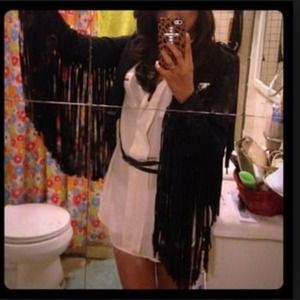 Fringe blazer