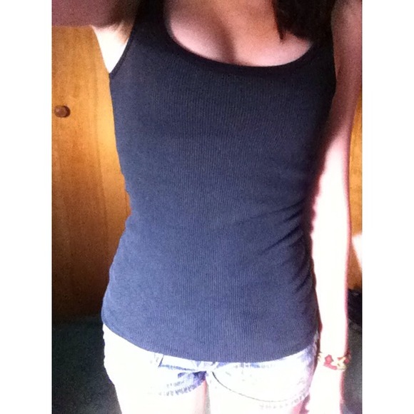 Black tank top