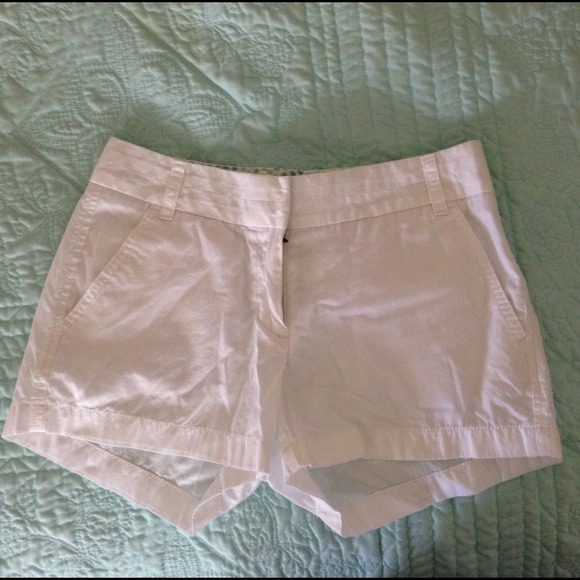 White Chino shorts