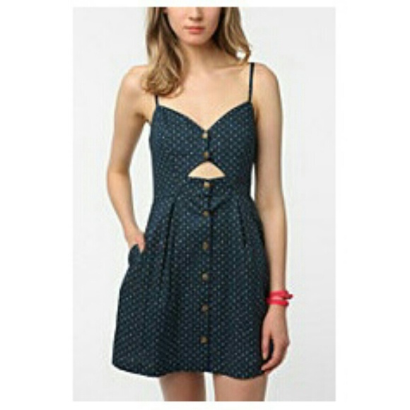 Cope cut out sundress with pockets