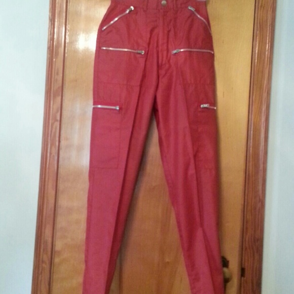 Vintage '80's Parachute Pants. 12 zippers plus fly