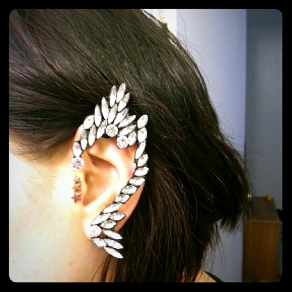 Crystal full ear cuff earring