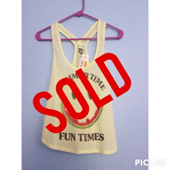 SOLD Fun graphic tank