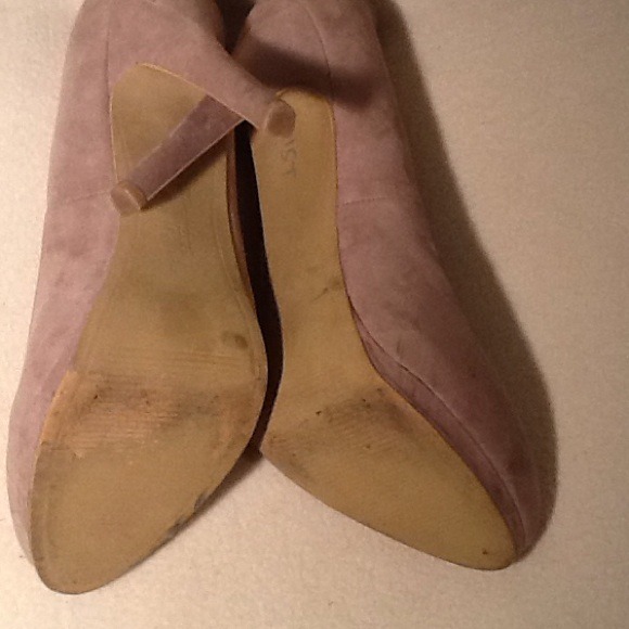 Zara Beige Suede Pumps - Picture 4 of 4