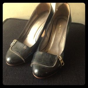Dark Blue/Grey heels, Fioni slingback bundle