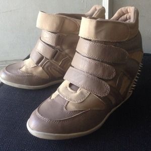 Spiked Wedge Sneakers