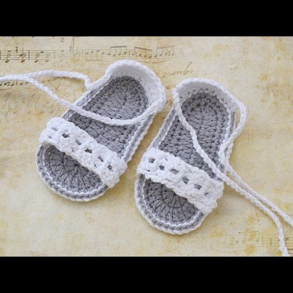 🌼Crochet baby girl sandals!🌞