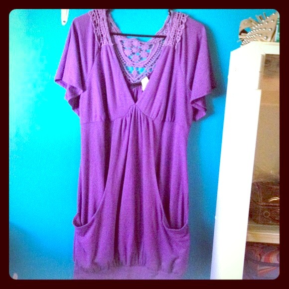 Torrid Purple Dress with Pockets. Fits like a 1XL