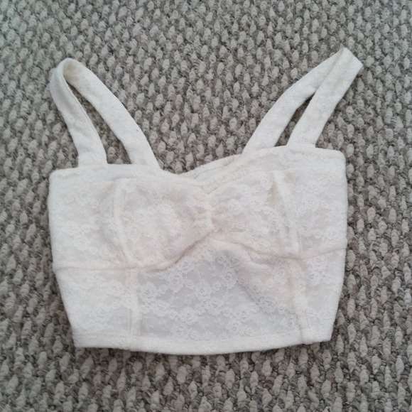 Cream bustier