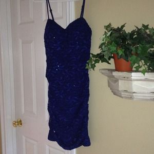 Blue dress