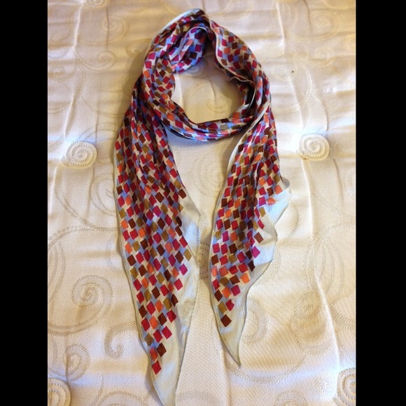 Vintage Echo Long Silk Scarf