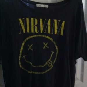 Flowy nirvana band t-shirt