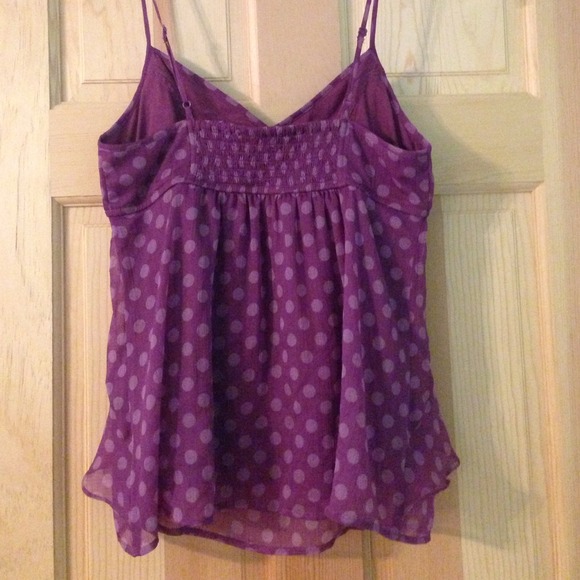 Two ADORABLE polka dot tank tops. - Picture 3 of 4