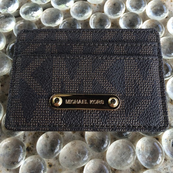 Michael Kors MK Signature Credit Card Wallet
