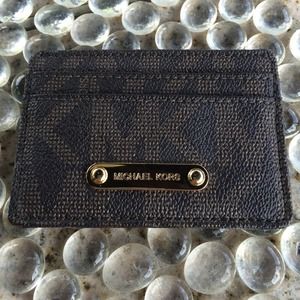 Michael Kors MK Signature Credit Card Wallet