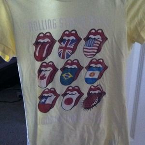 Rolling Stones t-shirt.