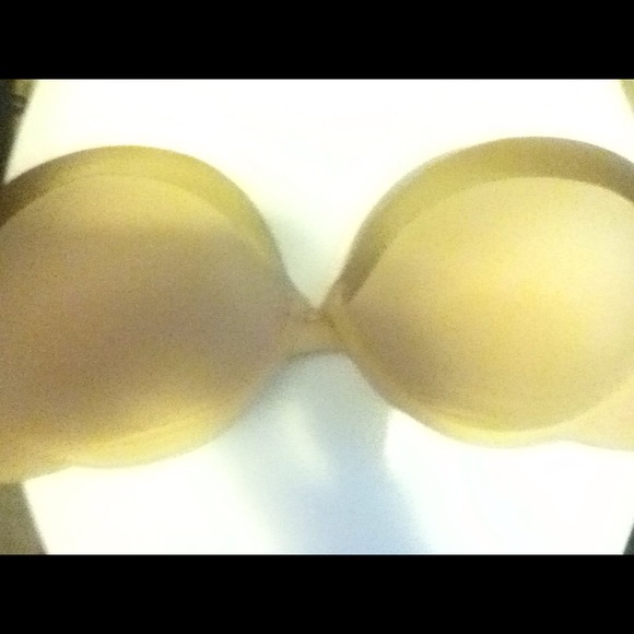 Nude strapless "hidden" bra.