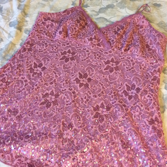 Beautiful Sequin Lavender Cami