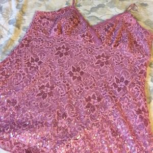 Beautiful Sequin Lavender Cami