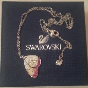 Swarovski butterfly necklace