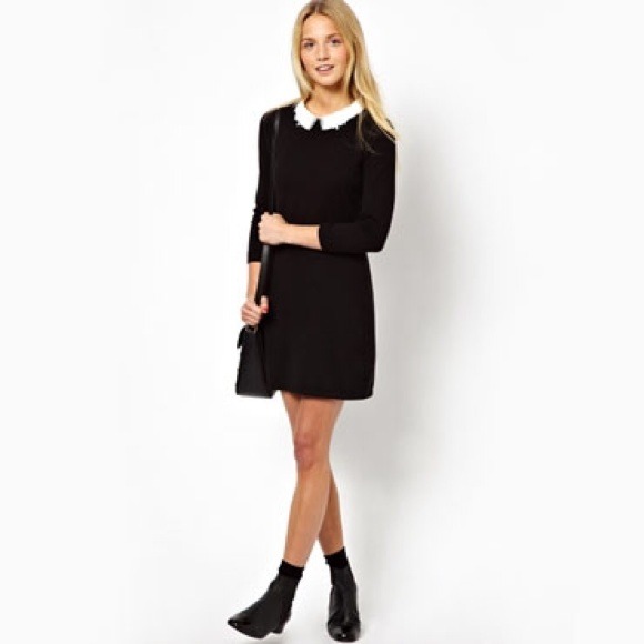 Lace Collar Dress