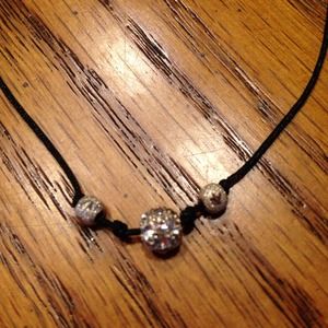 Crystal ball necklace